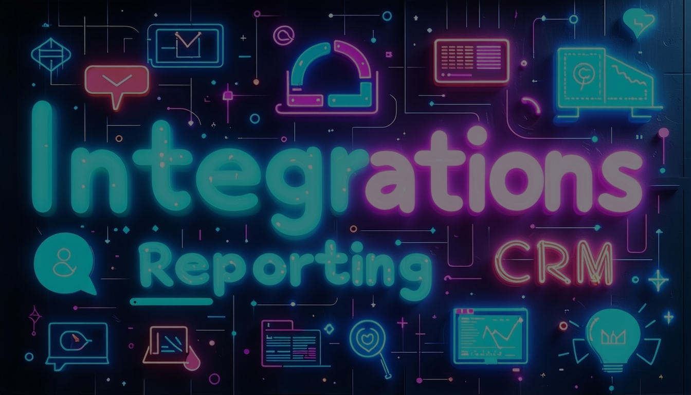 Integrations Reporting Subheader Streamline communication between your systems and transform data into actionable insightsText I will seamlessly integrate your Customer Relationship Management CRM system with your marketing accounting and service t-1-1